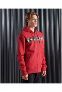Superdry Αντρική Ζακέτα M2010415B-WA7 Rouge Red