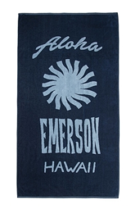 Emerson Aloha Hawaii unisex πετσέτα θαλάσσης 211.EU04.02 NAVY BLUE