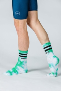 GSA UNISEX DYE TIE SOCKS 81-1904 one size-18 MINT