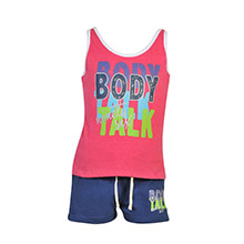 Παιδικό Σετ Ρούχων Σορτς και Φανέλα Body Talk 161-707499 (geranium) Παιδικό Σετ Ρούχων Σορτς και Φανέλα Body Talk 161-707499 (geranium)